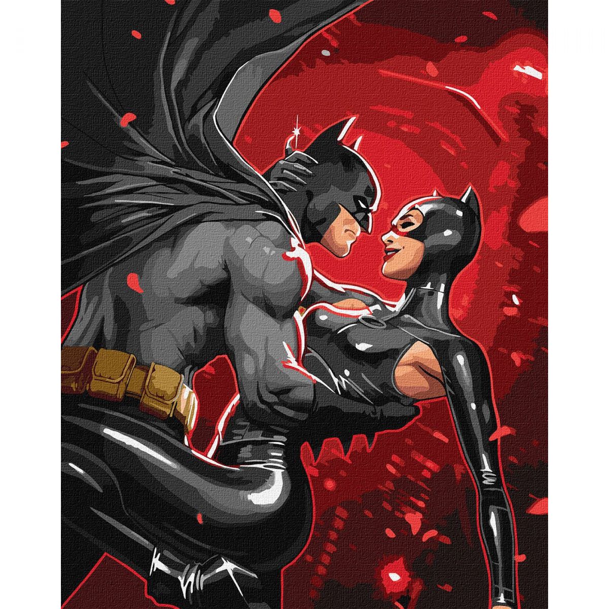 Картина по номерах "Batman: Нічне полумʼя" 40х50см  фото 1