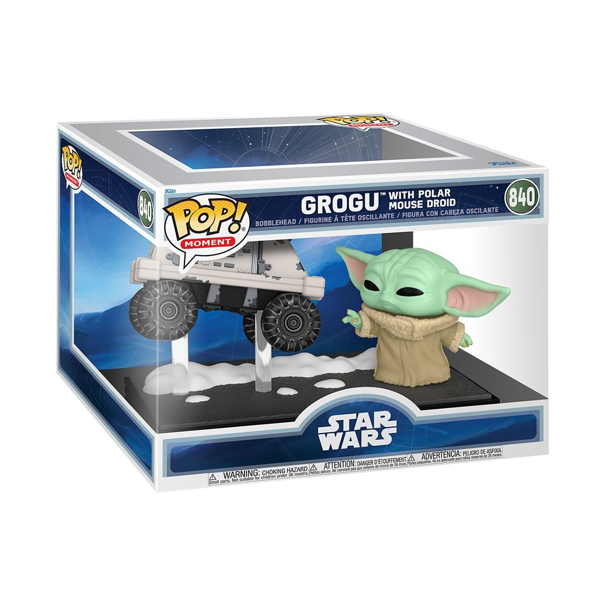 Ігрова фігурка Funko POP! Moment серії Мандалорець і Ґроґу - Ґроґу і Ремонтний дроїд MSE-6  фото 1