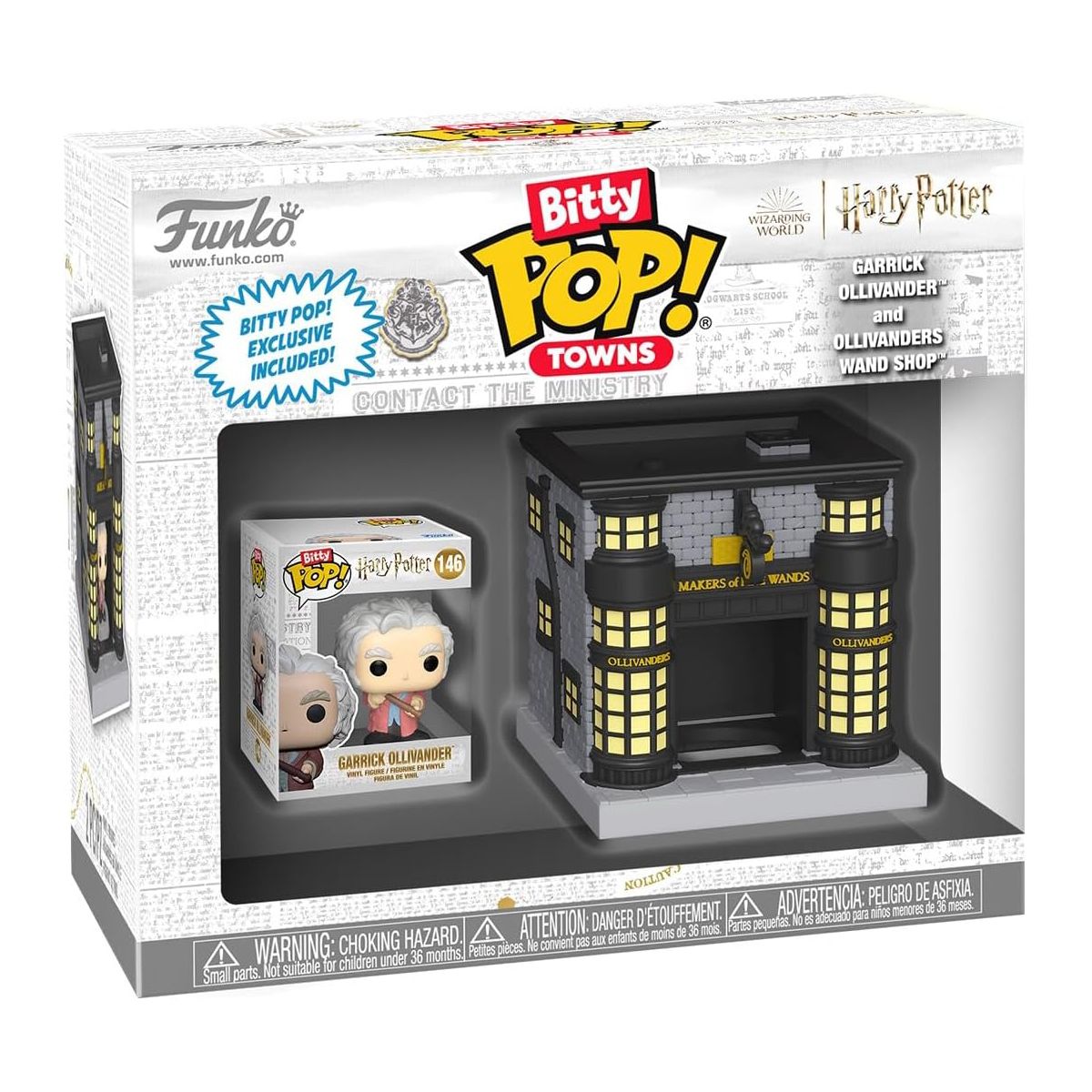 Набір фігурок Bitty Pop! Town серії Гаррі Поттер - Олівандер і крамниця чарівних паличок  фото 1