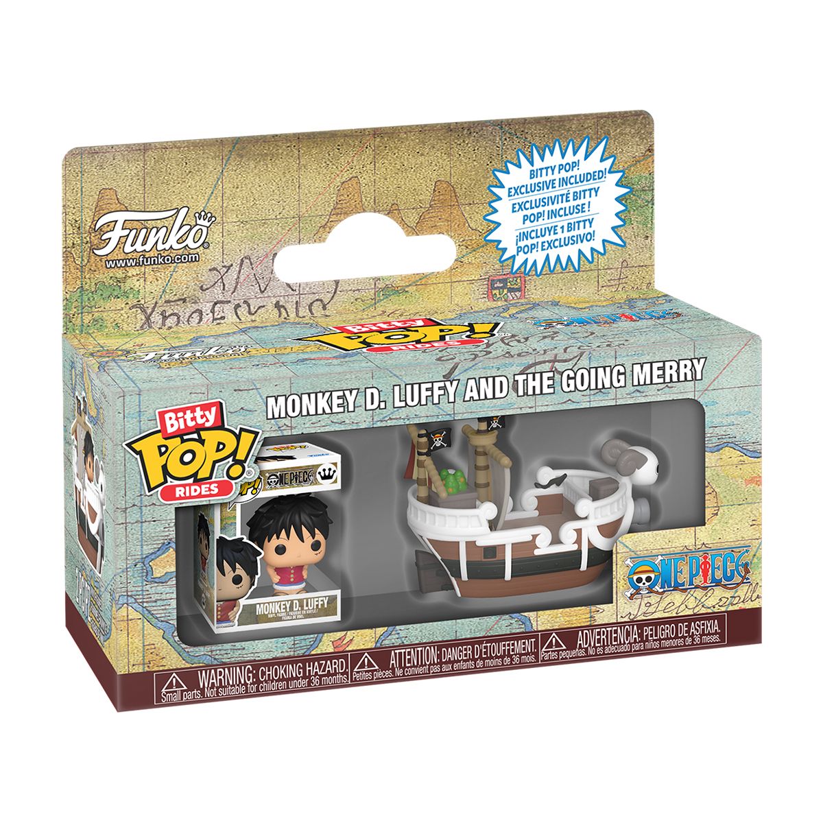 Набор фигурок Bitty POP! Rides серии Большой куш - Луффи и Гоинг Мерри  фото 1