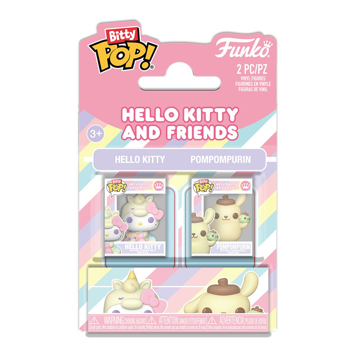 Набор игровых фигурок Bitty POP! серии Sanrio - Хеллоу Китти и Помпомпурин  фото 1