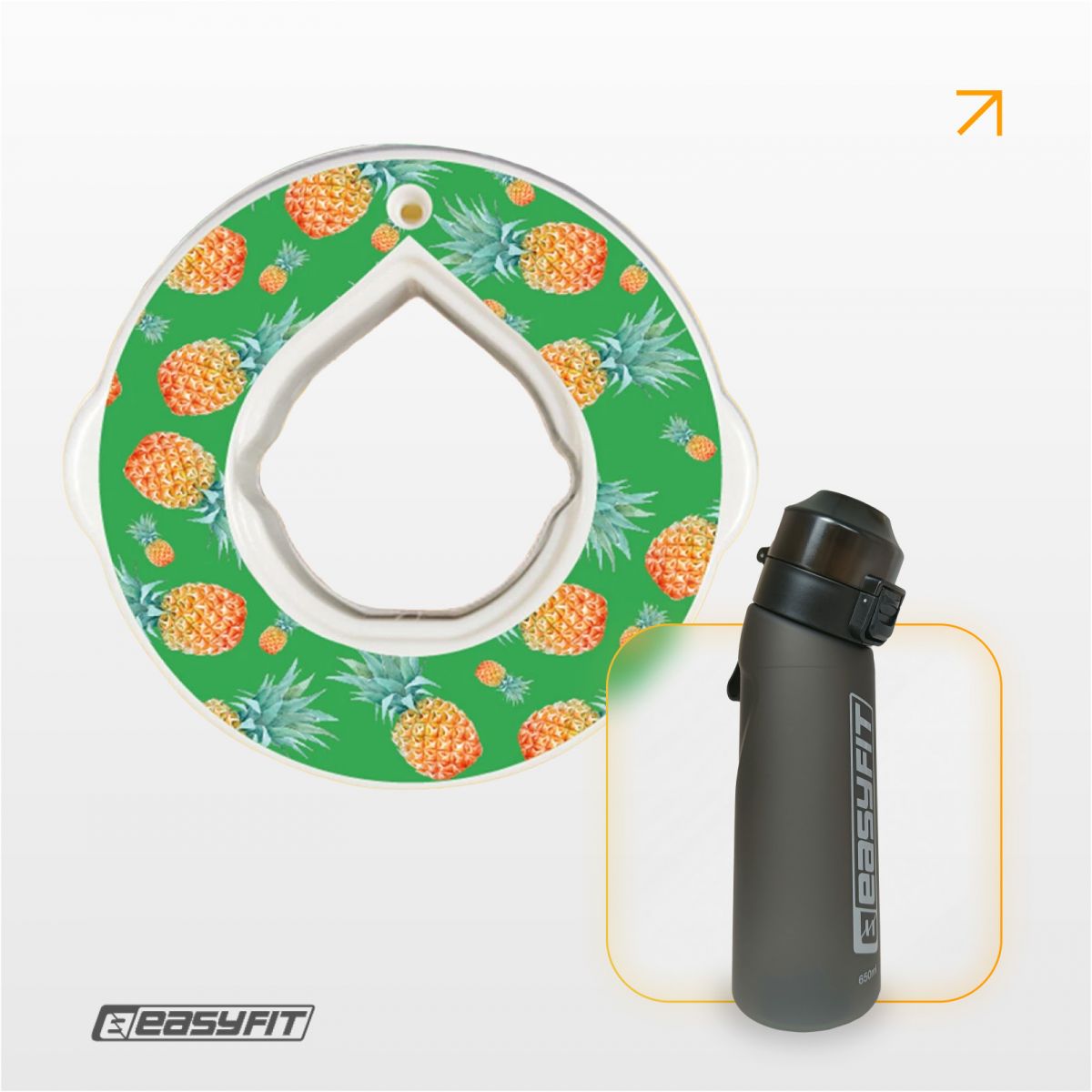 Капсула “Ананас” для бутылки EasyFit Air Up  фото 1
