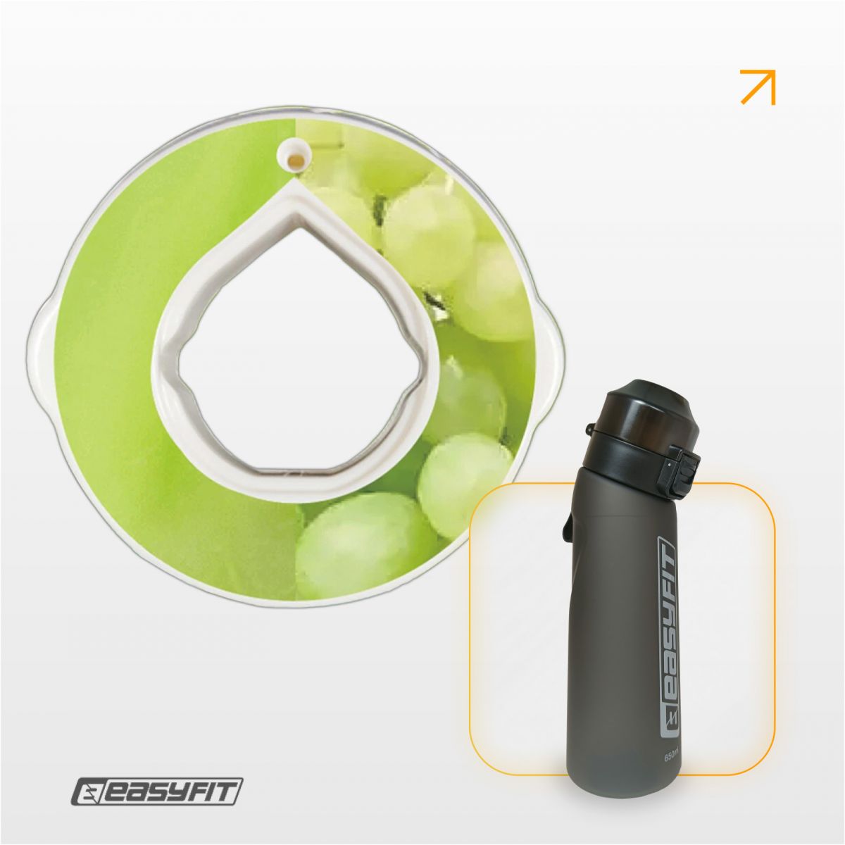 Капсула “Зелений виноград” для пляшки EasyFit Air Up  фото 1