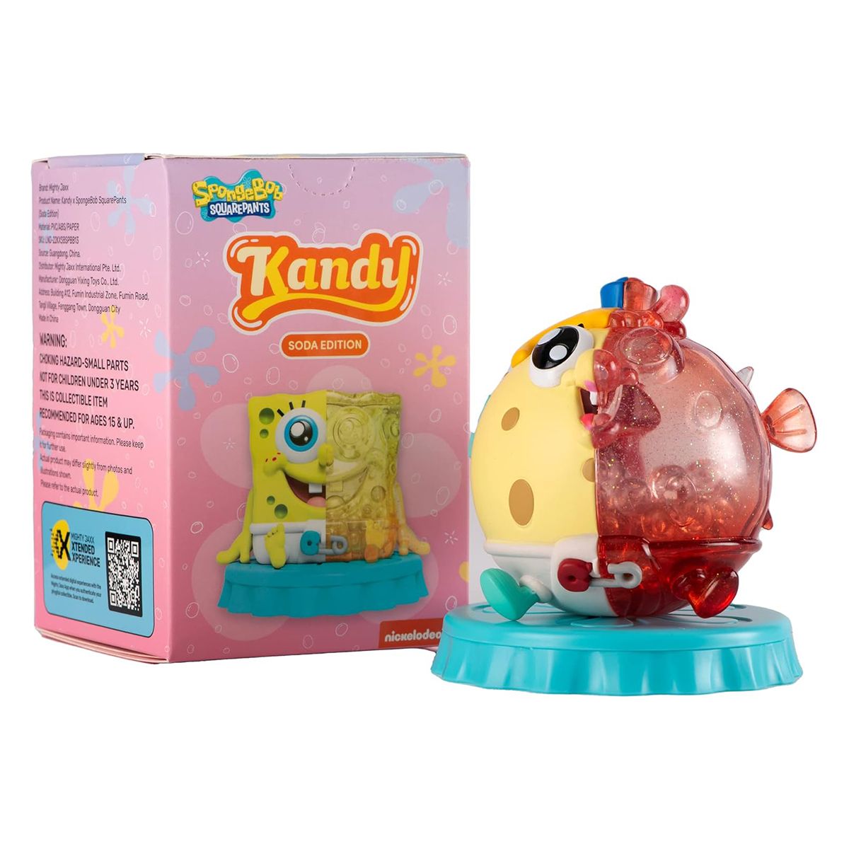 Коллекционная фигурка Mighty Jaxx серии Kandy: Soda Edition - Губка Боб  фото 1