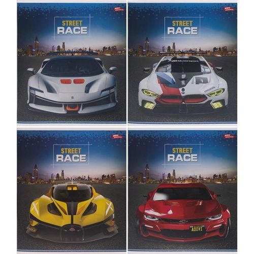 Зошит 96л клітинка "Street Race" "Мрії здійснюються" (46626)  фото 1