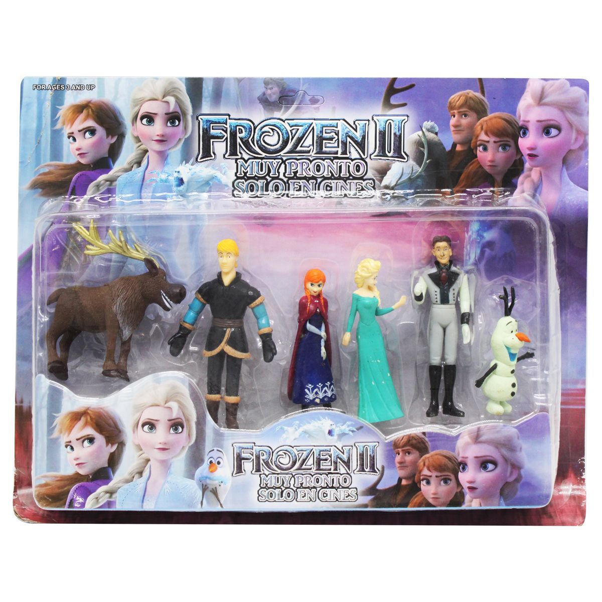 Уцінка.  Фігурки-персонажі "Frozen"  - відірваний картон від блістера упаковки  фото 1