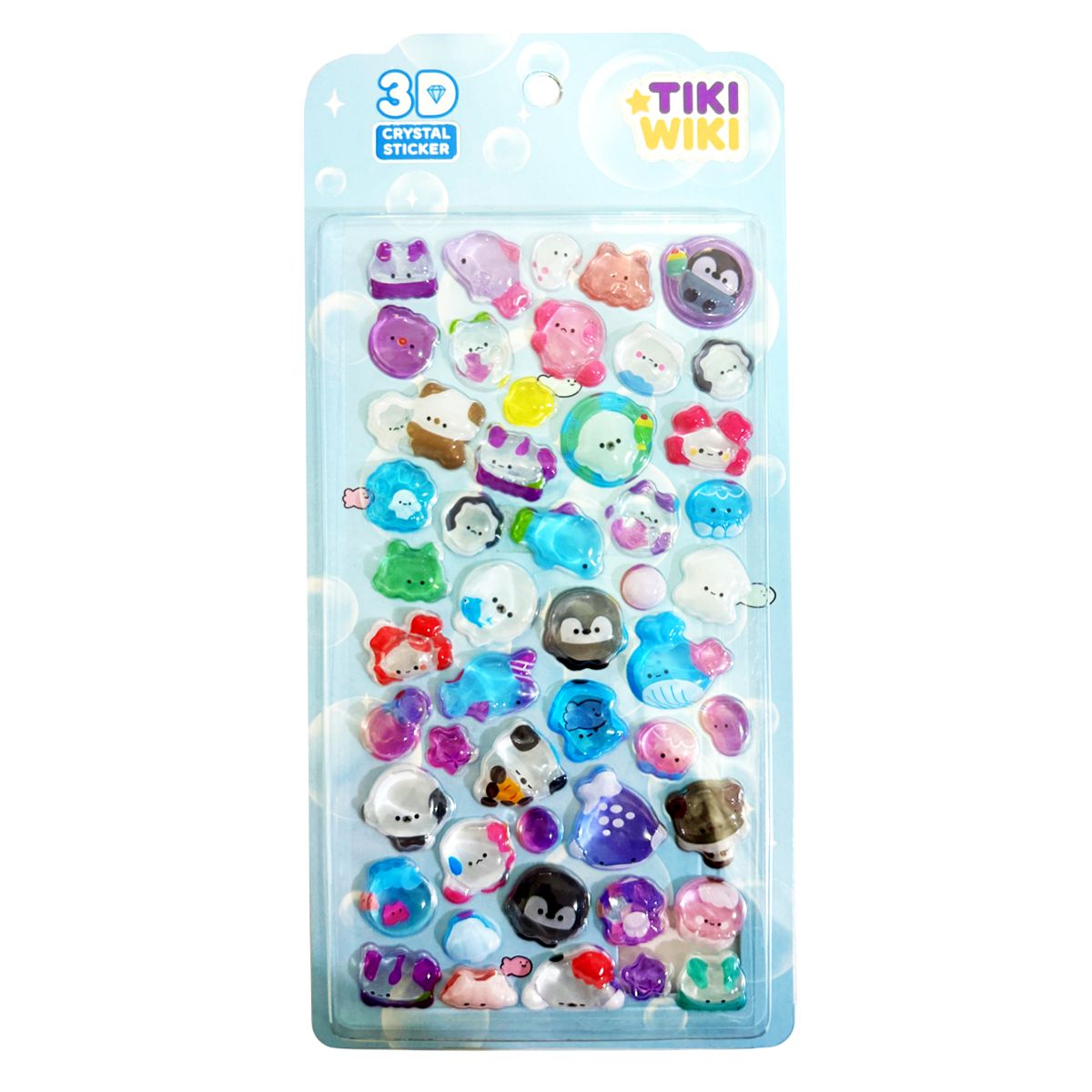 Набор 3D-наклеек Tiki Wiki серии Crystal – Тики море S2  фото 1
