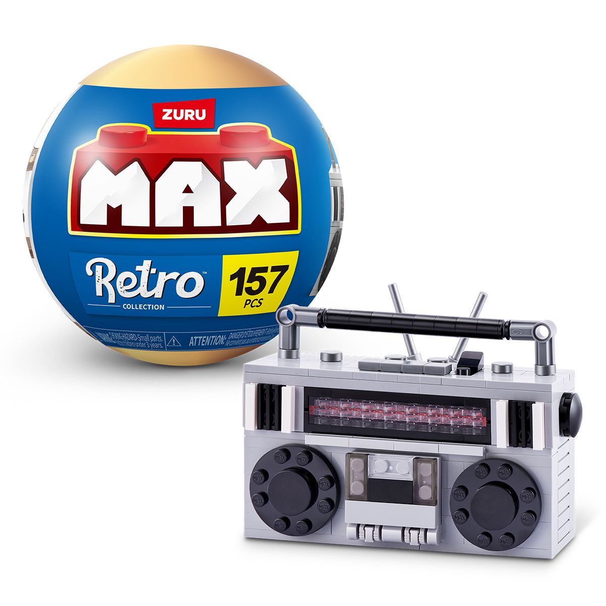 Конструктор в капсулі Max серії Retro S1 – Касетний магнітофон  фото 1