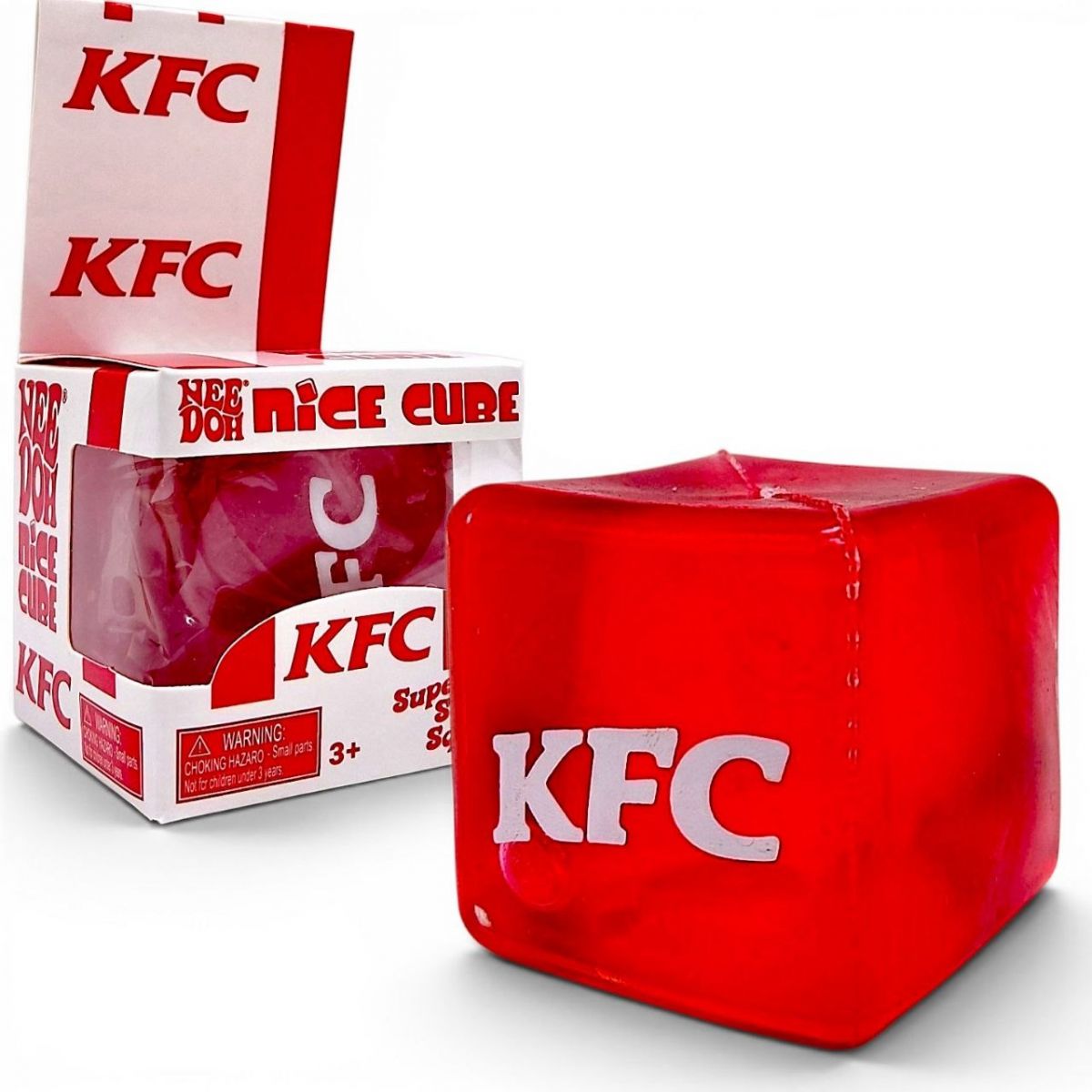Сквиш антистресс "Кубик льда" 5 см KFC  фото 1