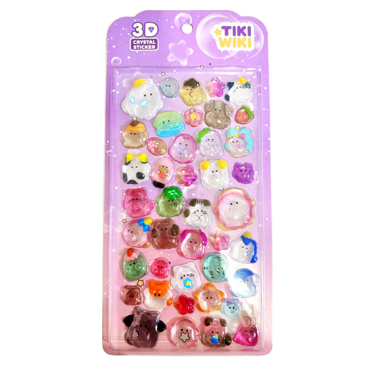 Набор 3D-наклеек Tiki Wiki серии Crystal – Тики мечты  фото 1