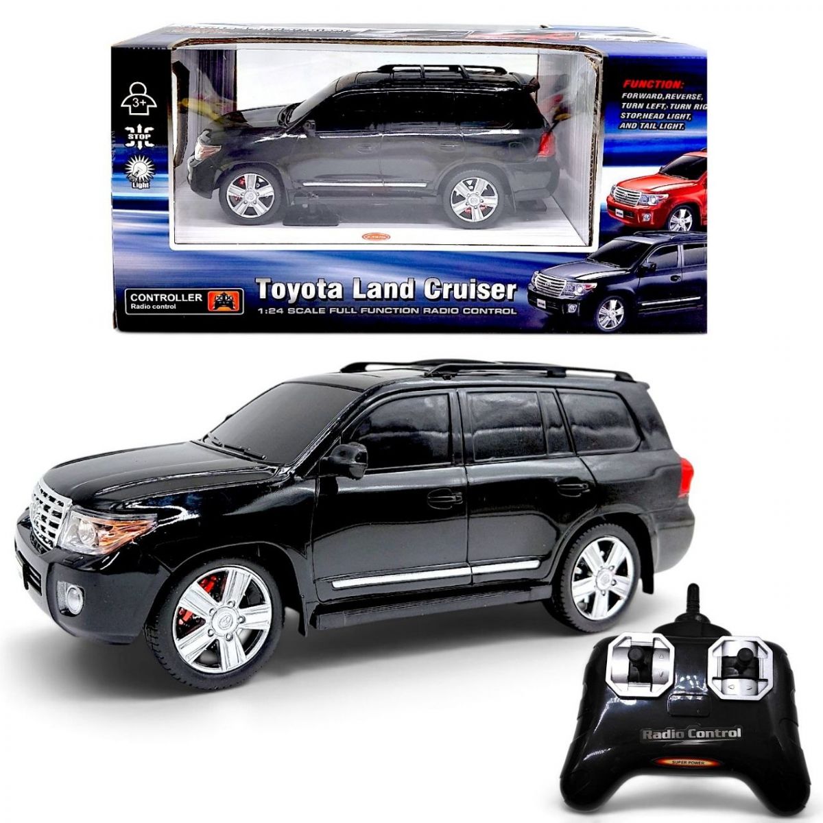 Машина на радіокеруванні "Toyota Landcruiser", масштаб 1:24  фото 1