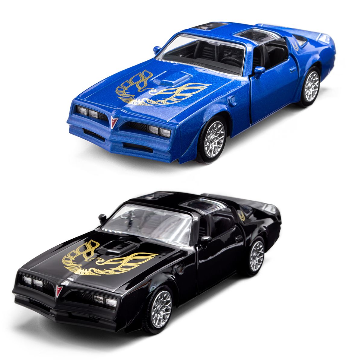 Автомодель - Pontiac Firebird 1978 (чорний, синій) (МІКС)  фото 1