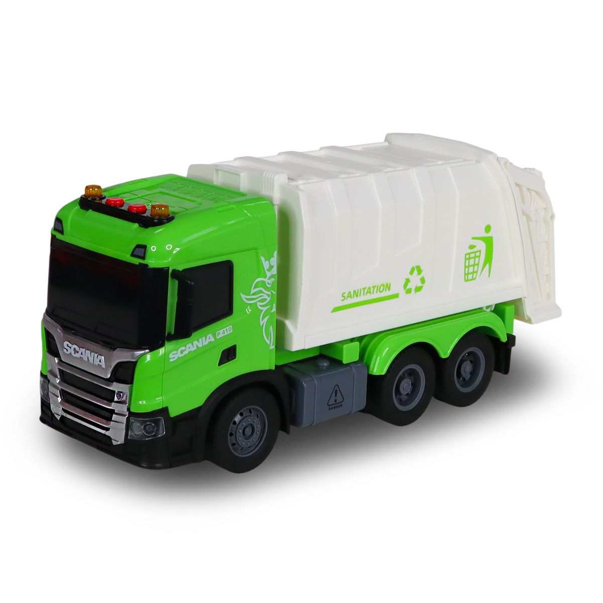Автомодель серії Big Truck – Сміттєвоз Scania (світло, звук)  фото 1