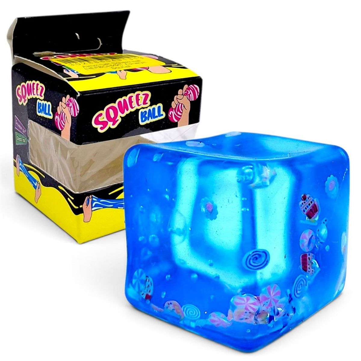 Игрушка - антистресс Squeez ball (синий)  фото 1
