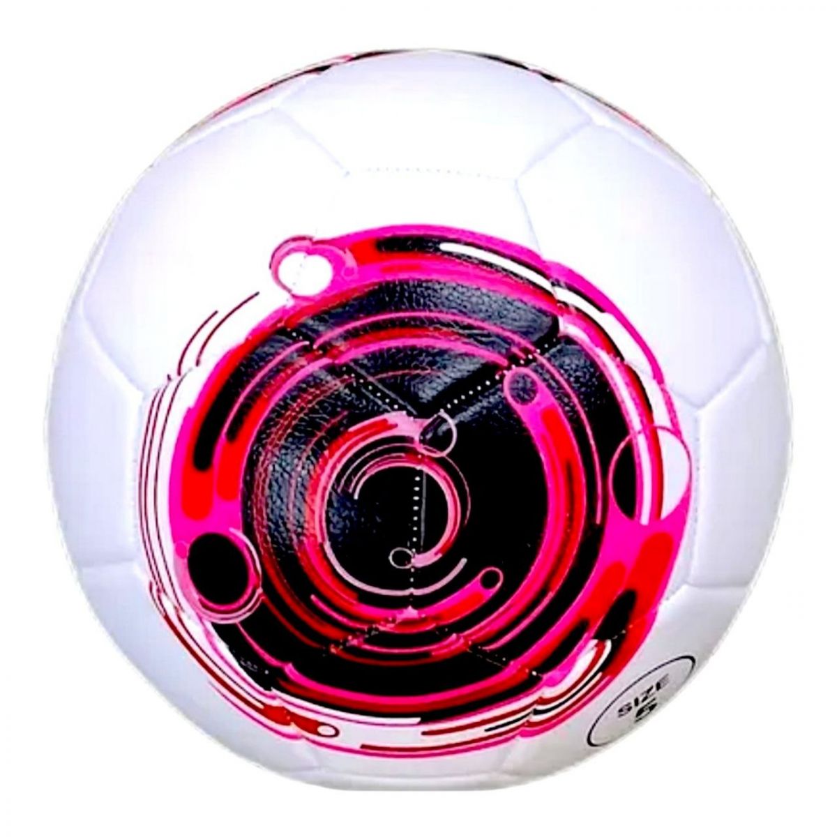 Мʼяч футбольний 5 PVC 400 г (РОЖЕВИЙ)  фото 1