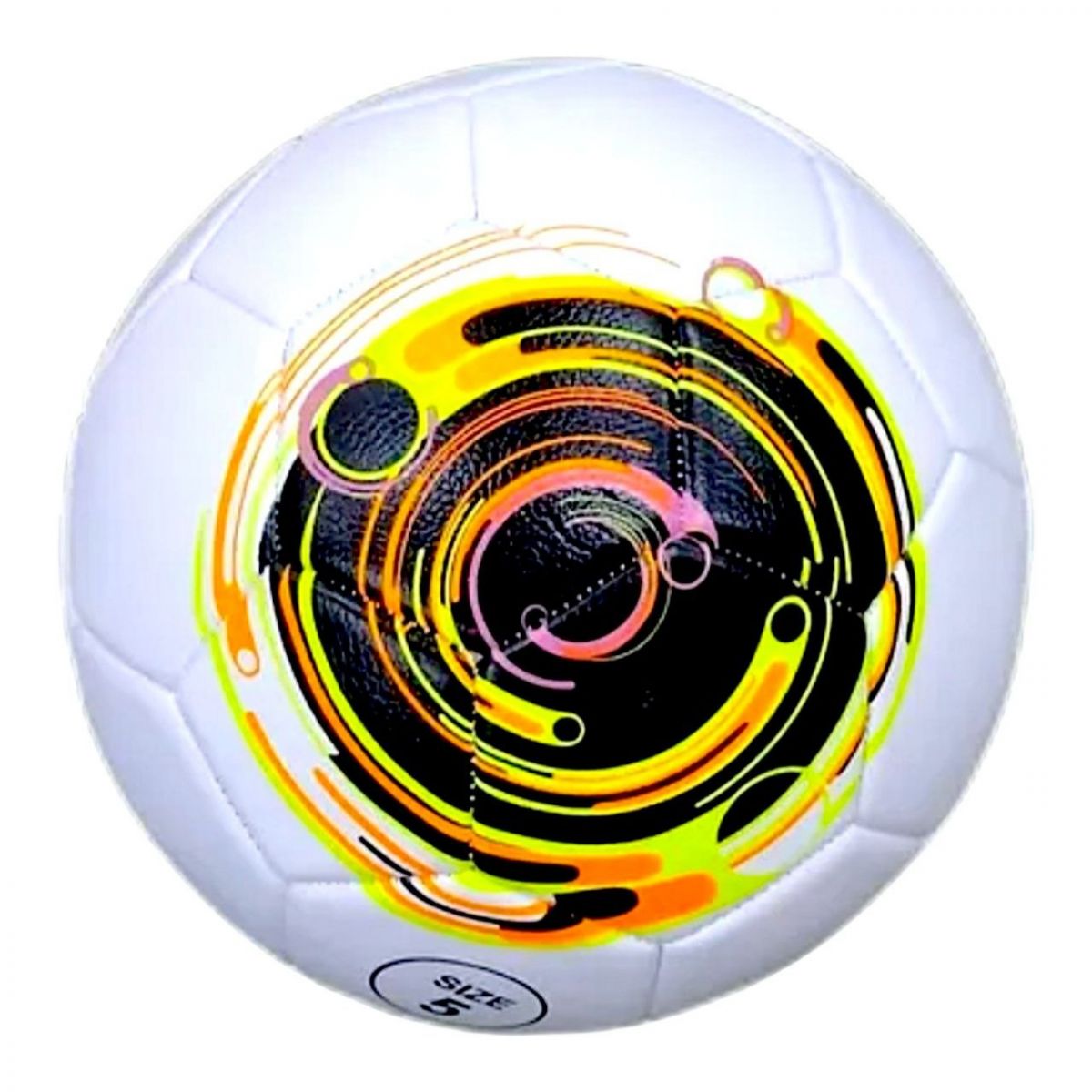 Мʼяч футбольний 5 PVC 400 г (ЖОВТИЙ)  фото 1