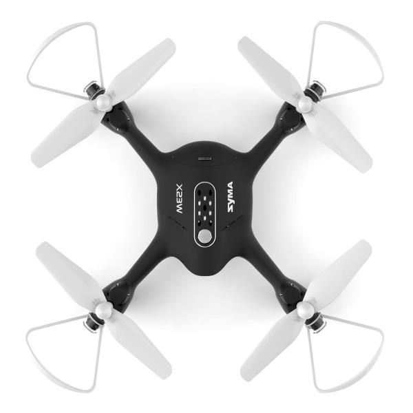 Квадрокоптер Syma з 2,4 ГГц керуванням та FPV-камерою 21 cм чорний (X23W Black)  фото 1