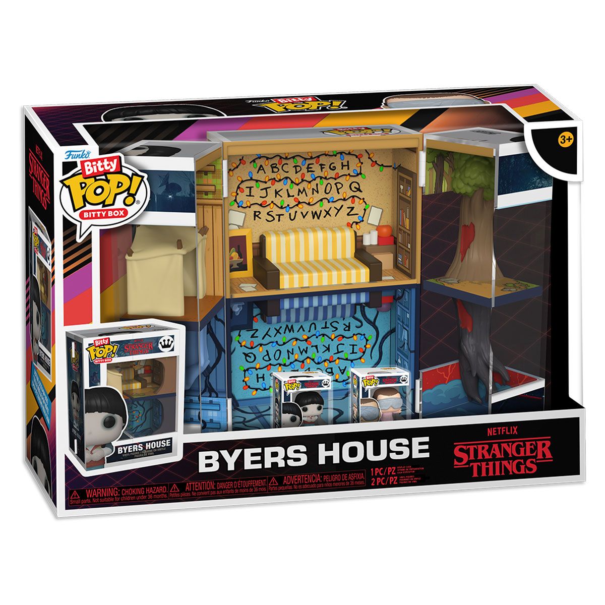 Игровой набор Bitty POP! Boxes серии Очень странные дела - Дом Байерса  фото 1