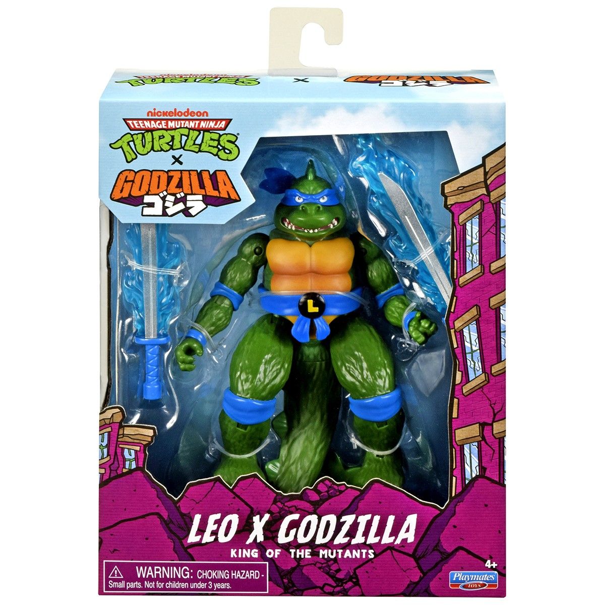 Фигурка TMNT x Godzilla – Лео в образе Годзиллы  фото 1