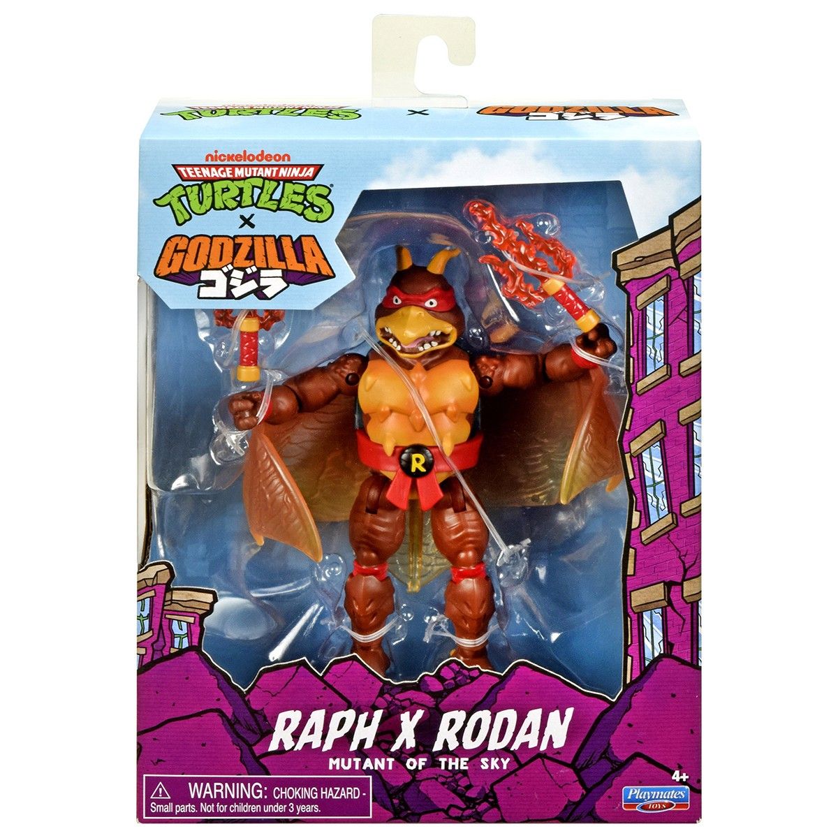 Фигурка TMNT x Godzilla – Раф в образе Родана  фото 1