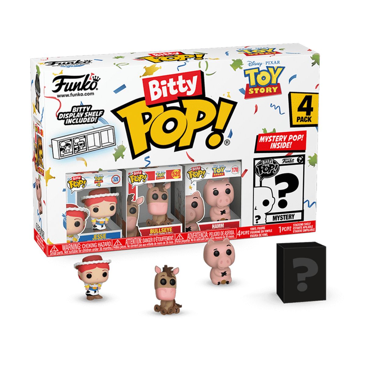 Набор игровых фигурок Bitty POP! серии История игрушек - Джесси (4 фигурки в асс. )  фото 1