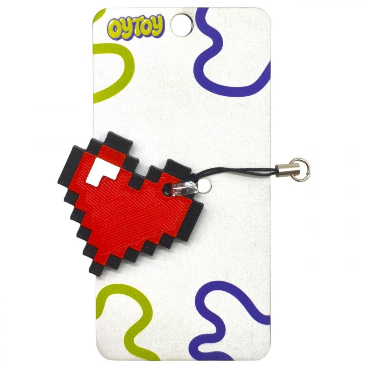 Minecraft 2D Heart / Серце Keychain  фото 1