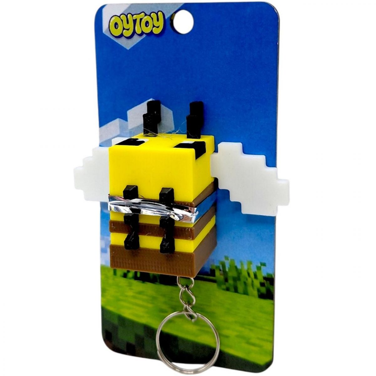 Брелок (3D друк) Minecraft Bee/ Бджілка  фото 1