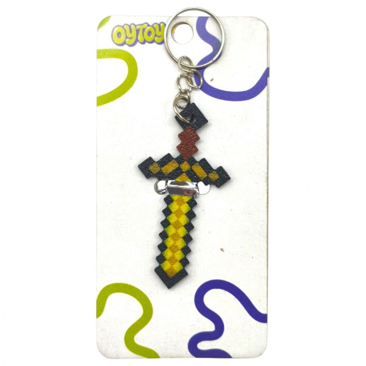 Minecraft Sword Tool / Меч Keychain, Золотий  фото 1