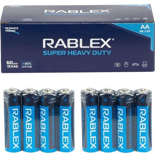 Батарейка RABLEX R6АА 1. 5V сольова  фото 1