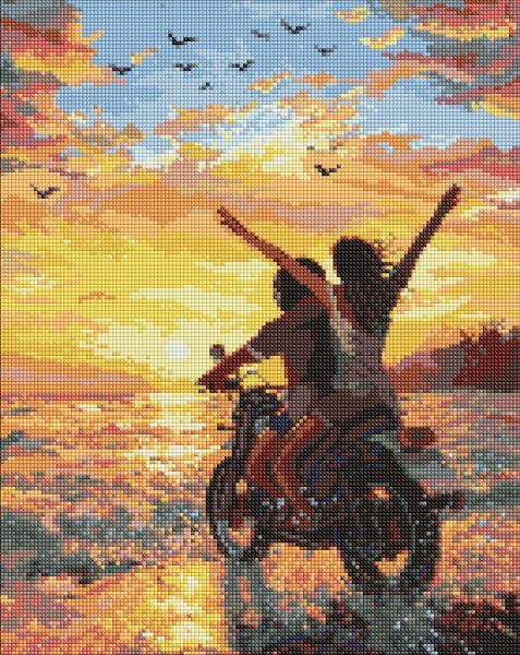 Алмазна мозаїка - Морська поїздка на двох ©art_selena_ua  фото 1