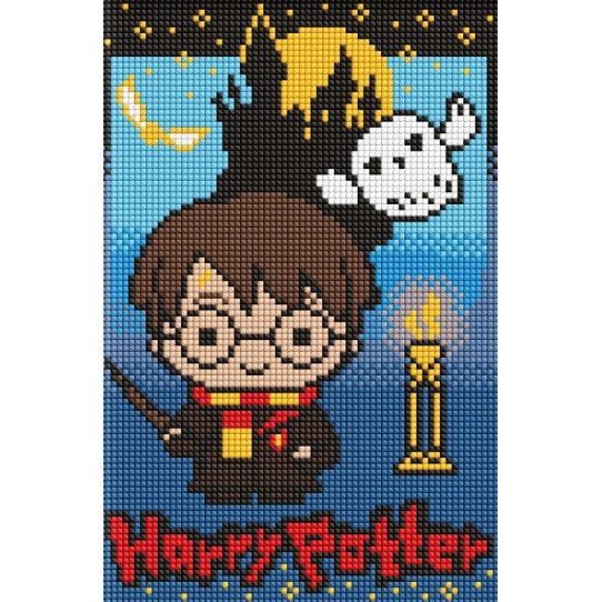 Алмазна мозаїка без підрамника - Harry Potter: Таємниці темного замку ©Warner Bros 20х30см  фото 1