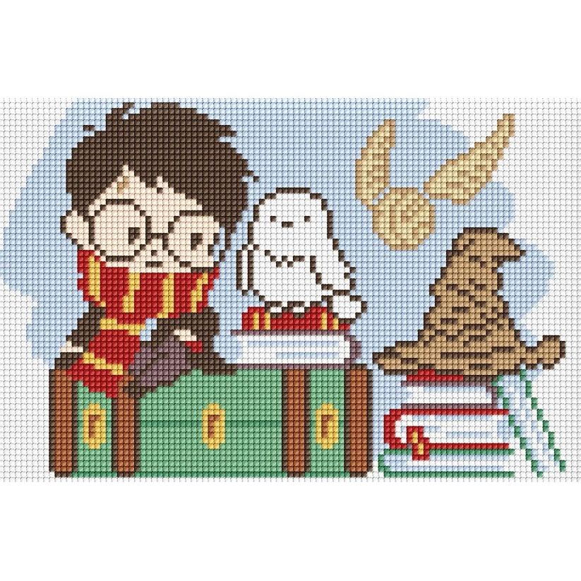 Алмазна мозаїка без підрамника - Harry Potter: Подорож Гаррі ©Warner Bros 20х30 см  фото 1