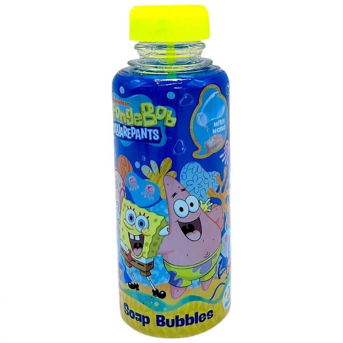 Уценка.  Пузыри мыльные «Sponge Bob».  Объем 150 мл - Треснута крьішка  фото 1