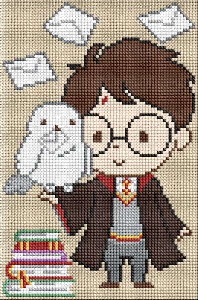 Алмазна мозаїка без підрамника - Harry Potter: Листи для Гаррі ©Warner Bros.  фото 1