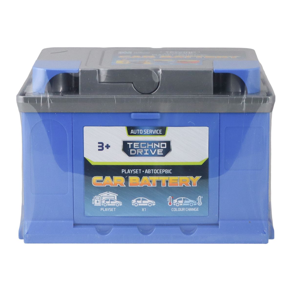 Ігровий набір CAR BATTERY - АВТОСЕРВІС З МІНІМОДЕЛЛЮ ЗМІНИ КОЛІР  фото 1