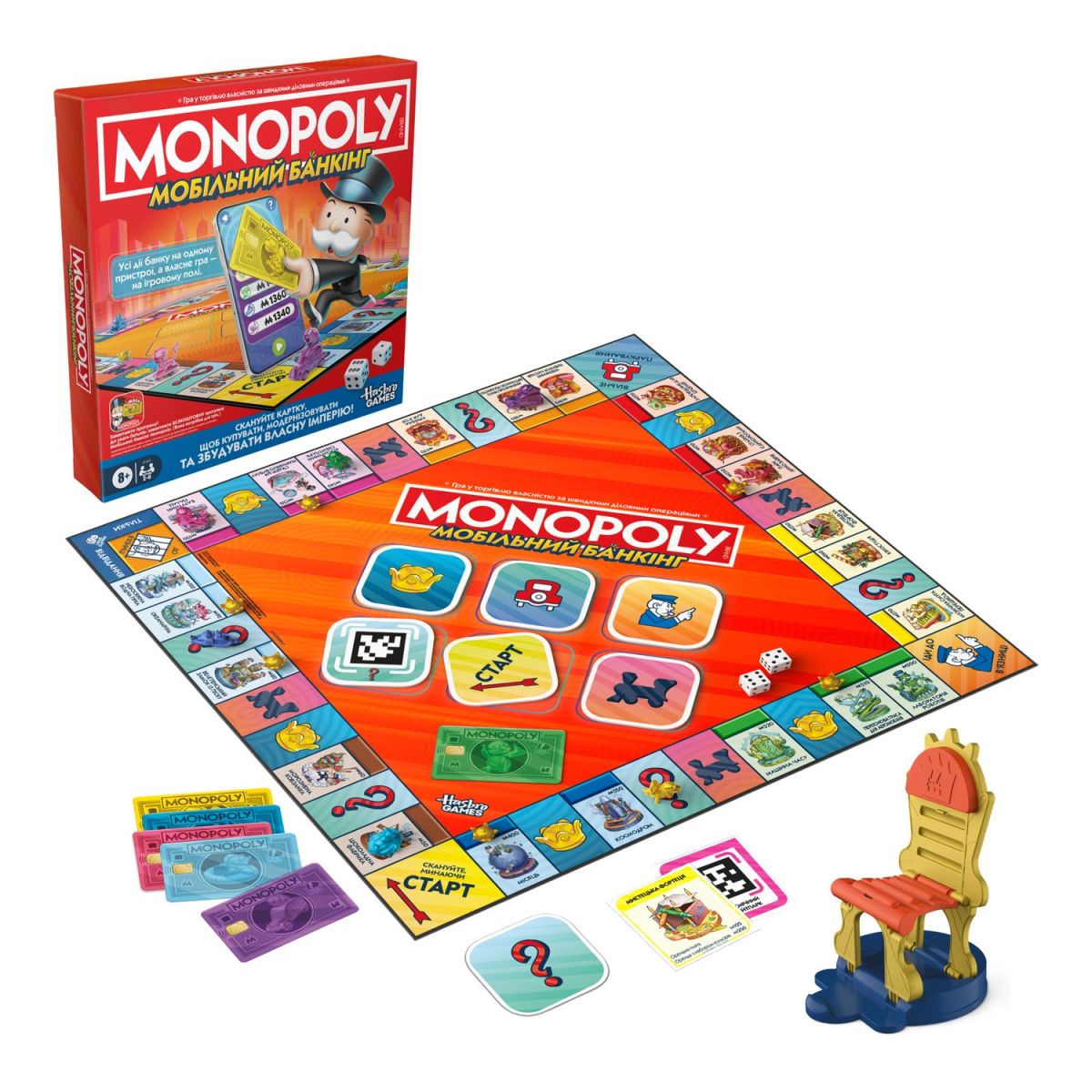 MONOPOLY Гра настільна Монополія Мобільний Банкінг  фото 1