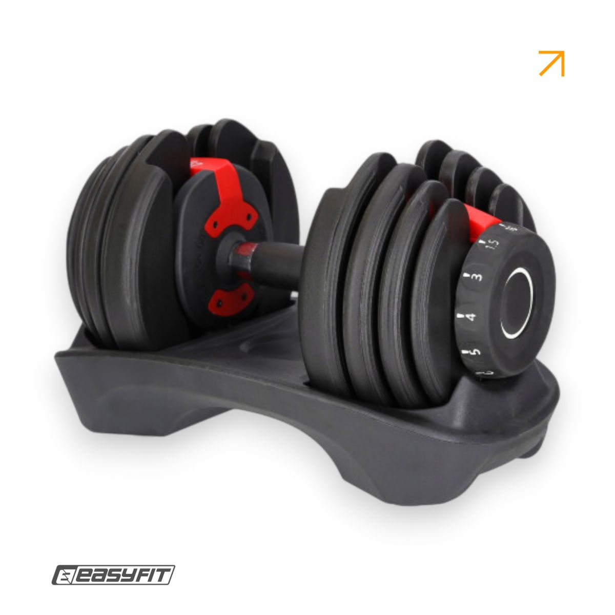 Гантель наборная EasyFit 1,5-16 кг  фото 1