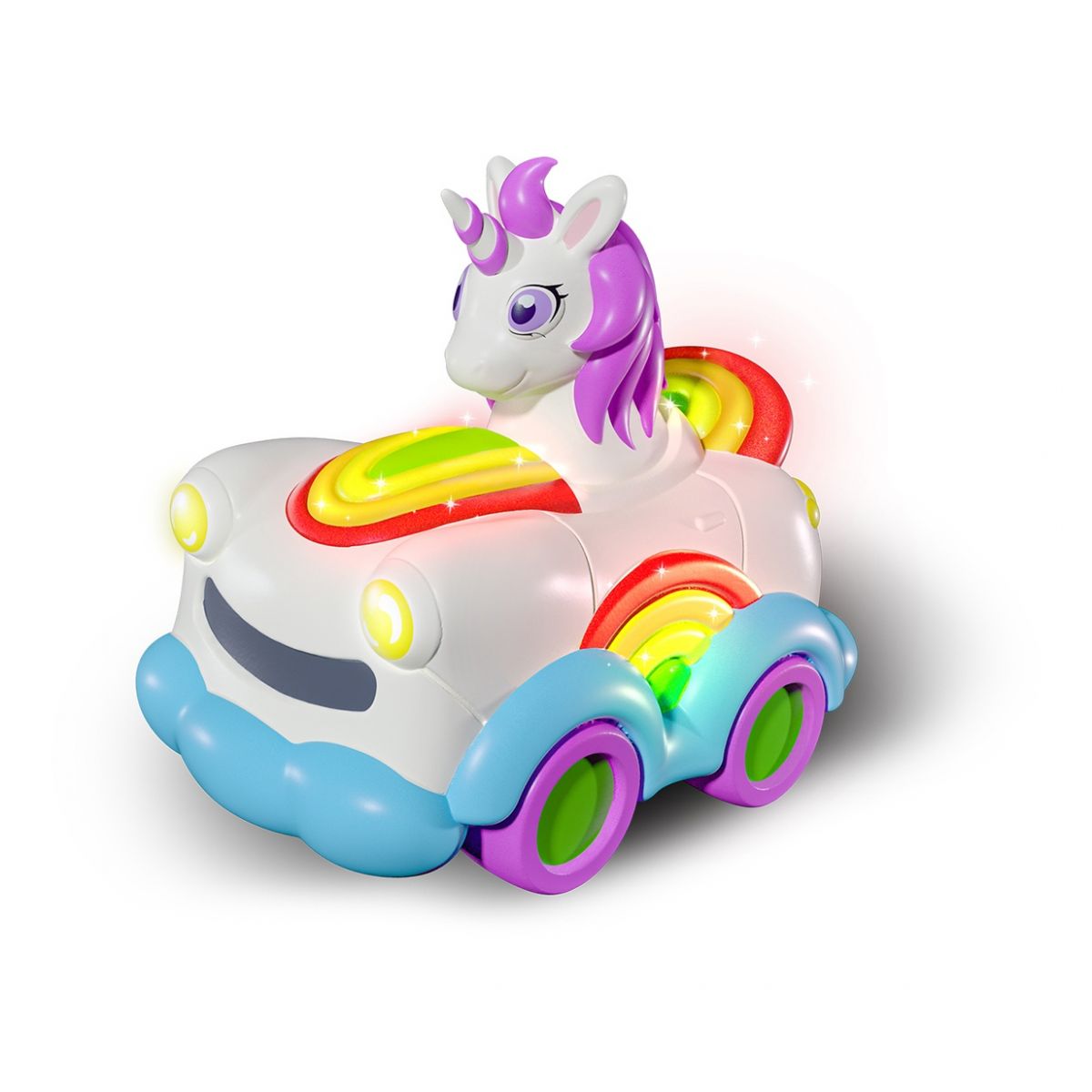Машинка іграшкова на р/к Unicorn Bubble Car – чарівна машинка з мильними бульбашками  фото 1