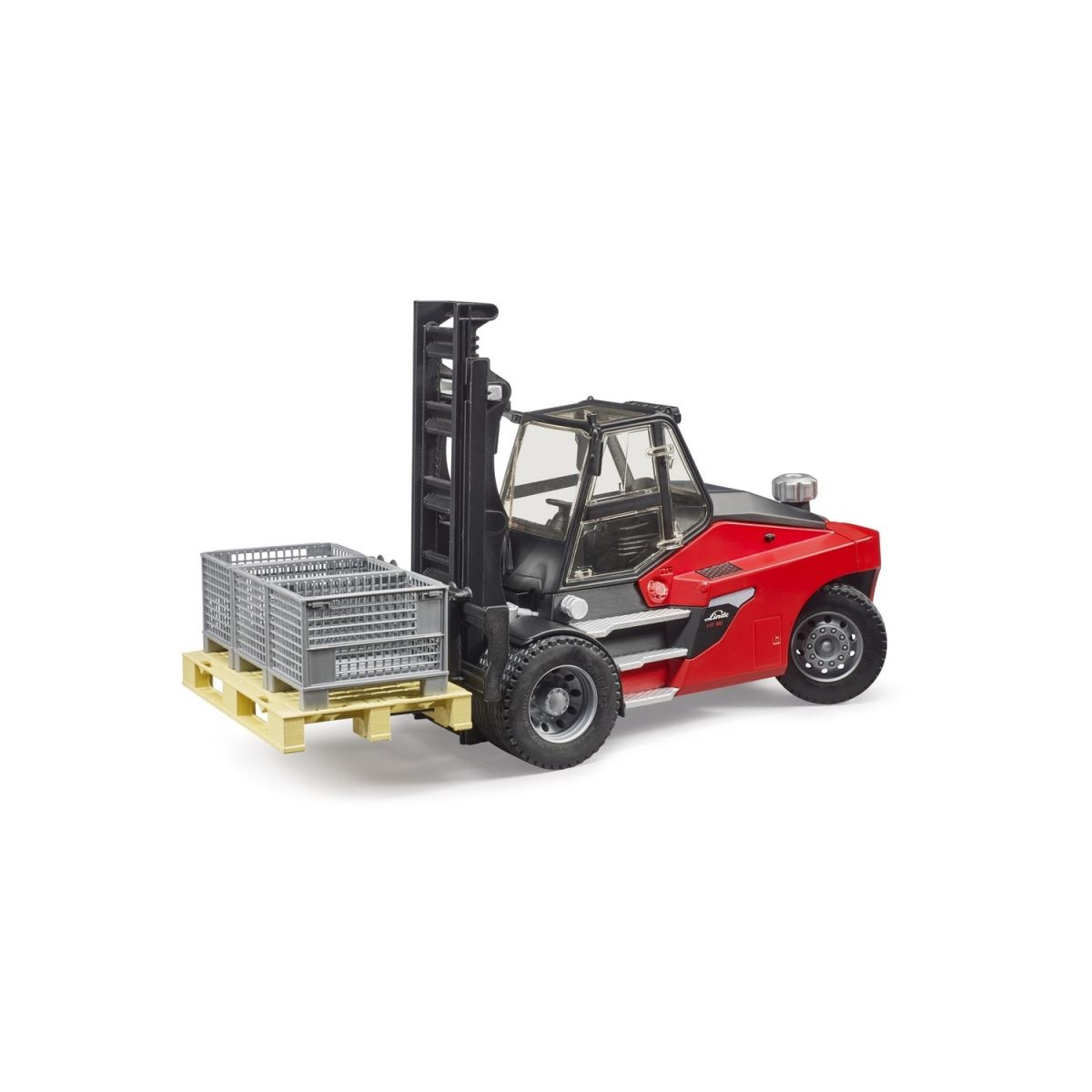Набор игрушечных.  Погрузчик Linde HT160 с аксессуарами  фото 1