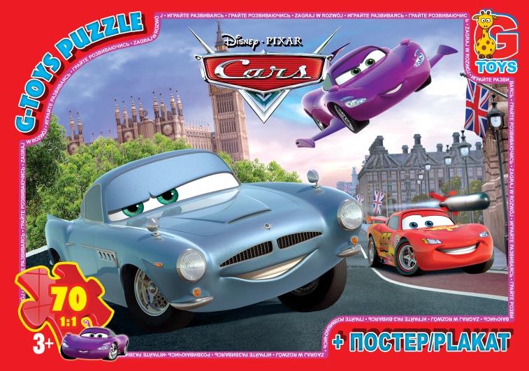 Пазли "Тачки", 70 ел  фото 1