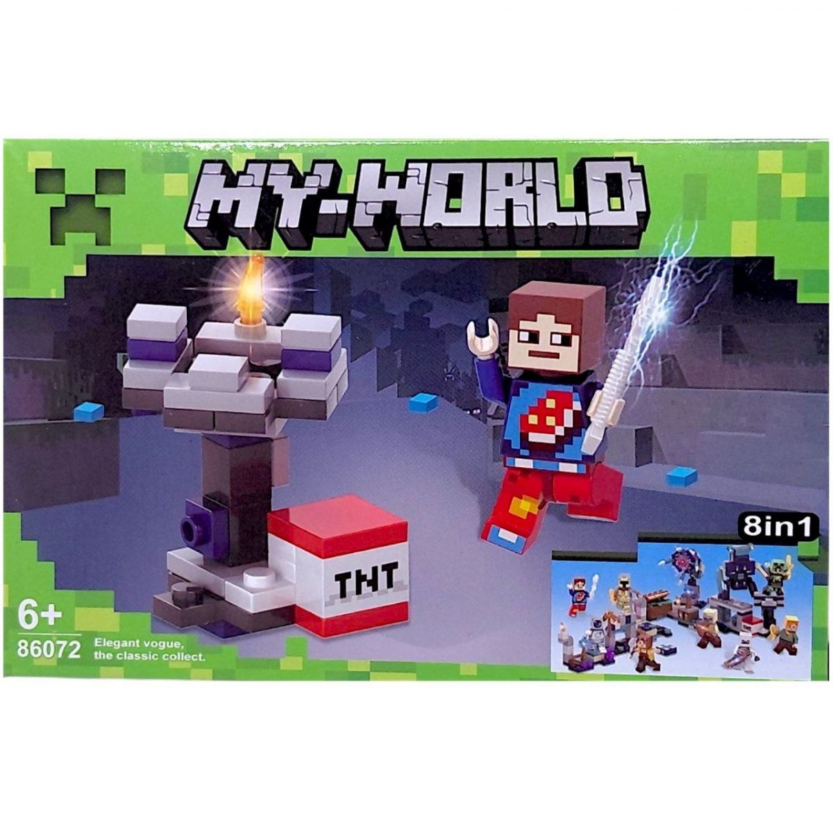 Констуктор типу "MINECRAFT/Майнкрафт" (ВИД 1)  фото 1