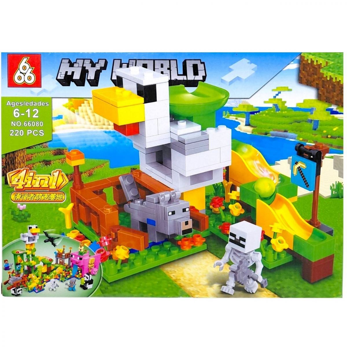 Констуктор типу "MINECRAFT/Майнкрафт" (КУРКА)  фото 1