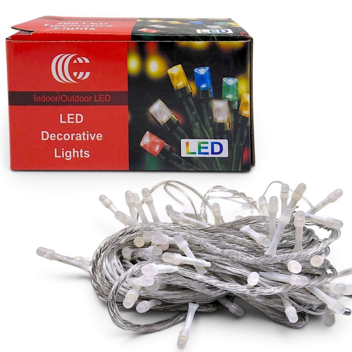 Гірлянда електрична NEW 100(80L) 9м 6 кольорів LED (40794)  фото 1