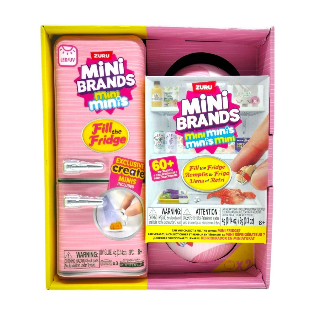 Холодильник Mini Brands (РОЗОВЫЙ)  фото 1