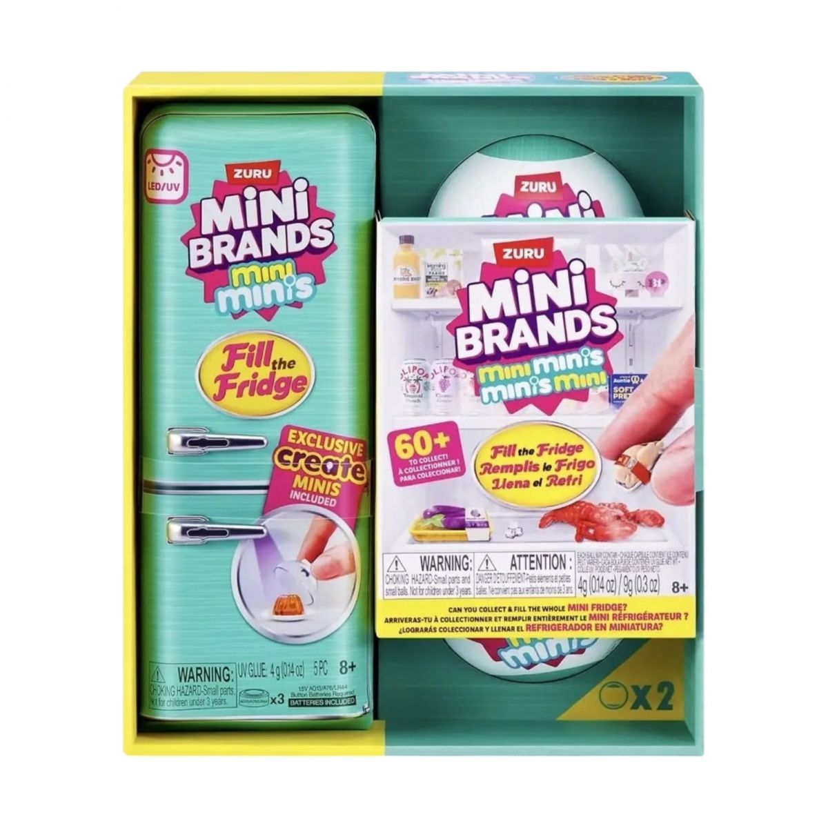 Холодильник Mini Brands (БИРЮЗОВЫЙ)  фото 1