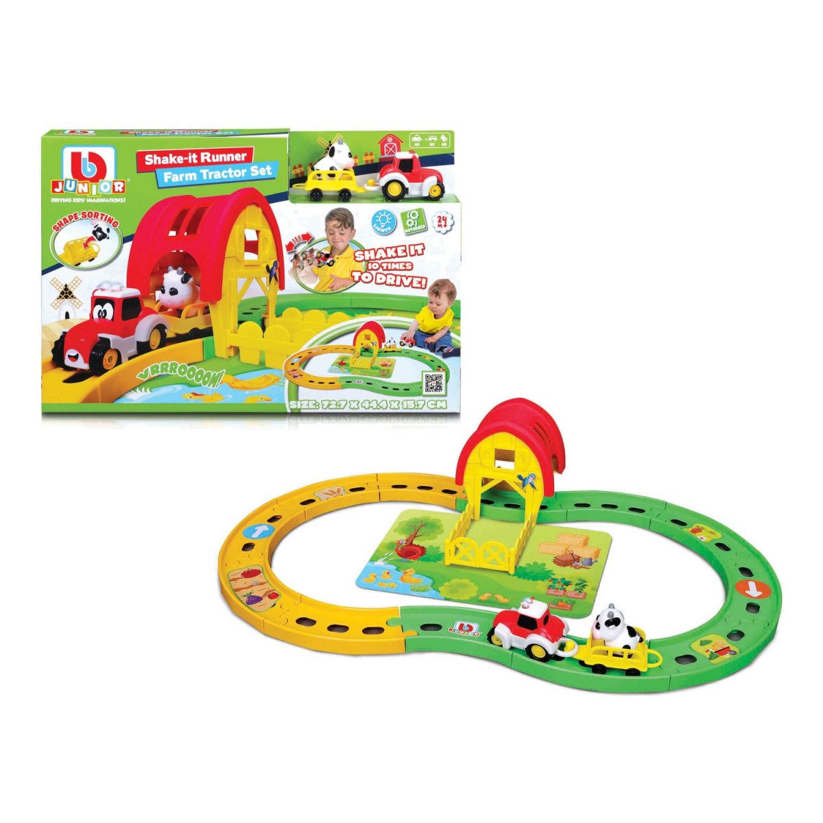 Набір ігровий Farm Tractor Set Shake-it Runner  фото 1