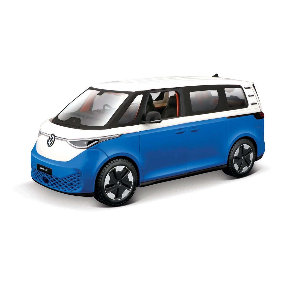 Збірна модель автомобіля 2023 Volkswagen ID.  Buzz, масштаб 1:24 синій металік  фото 1