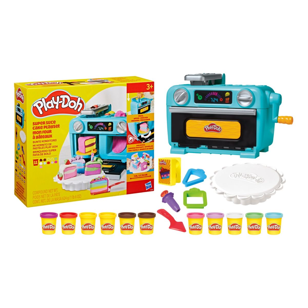 Play-Doh Набір для творчості з масою для ліплення Супер торт  фото 1