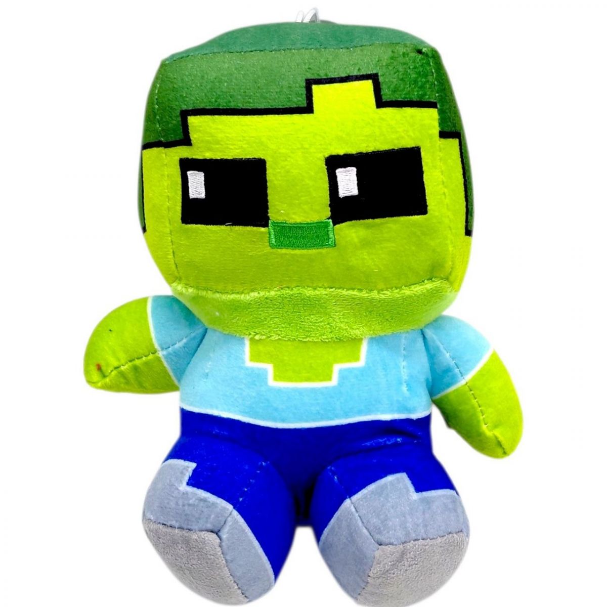 Мʼяка іграшка герой "Майнкрафт / MINECRAFT", розмір: 19х11х19 см, ЗОМБІ присоска  фото 1