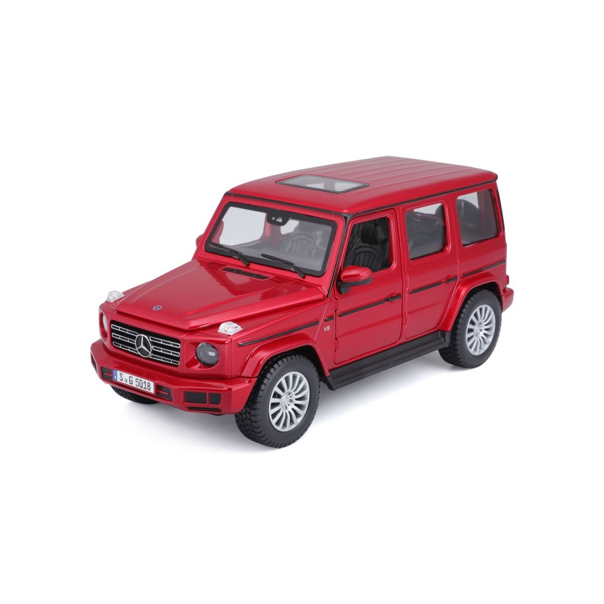 Автомодель в масштабі 1:24 - 2019 Mercedez Benz G-Class AMG SUV червоний  фото 1
